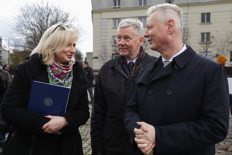 The ceremony commemorating the victims of the Operation "Priboi". Photo: Mikołaj Bujak (IPN)