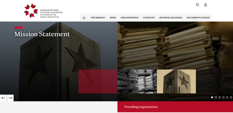 The launch of the European Network of Official Authorities in Charge of the Secret-Police Files website