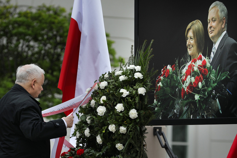 The IPN leadership commemorated victims of the 2010 Smoleńsk air crash; Photo: Mikołaj Bujak, IPN