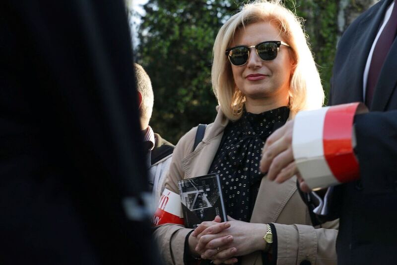 The Prime Minister of Estonia Kaja Kallas and the President of the IPN Karol Nawrocki commemorated the victims of the Katyn Massacre. Photo: Mikołaj Bujak IPN