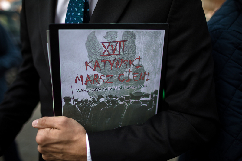 The seventeenth Katyn March of Shadows – Warsaw, 14 April 2024; photo: S. Kasper (IPN)