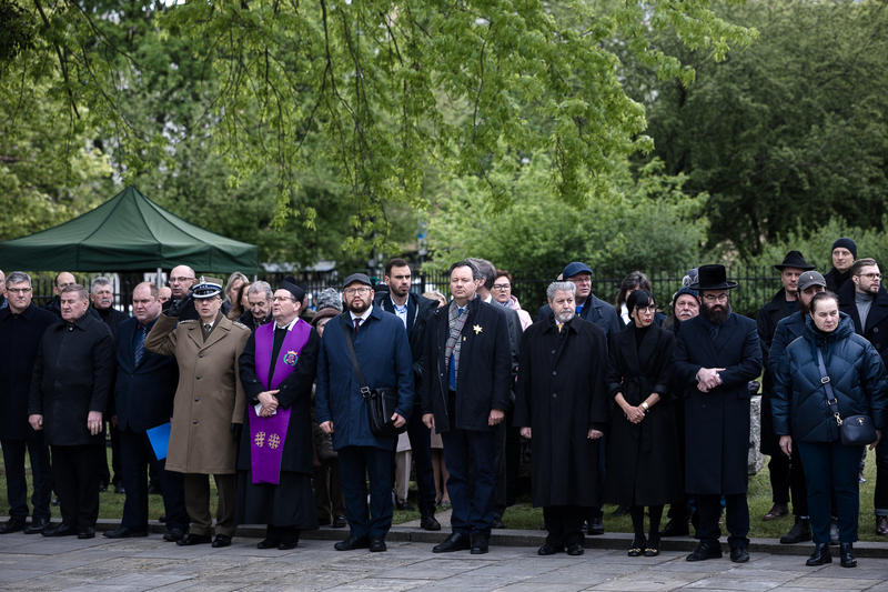 A commemoration of Polish and Jewish victims of World War II, Warsaw 18 April 2024; Photo: Sławek Kasper, IPN