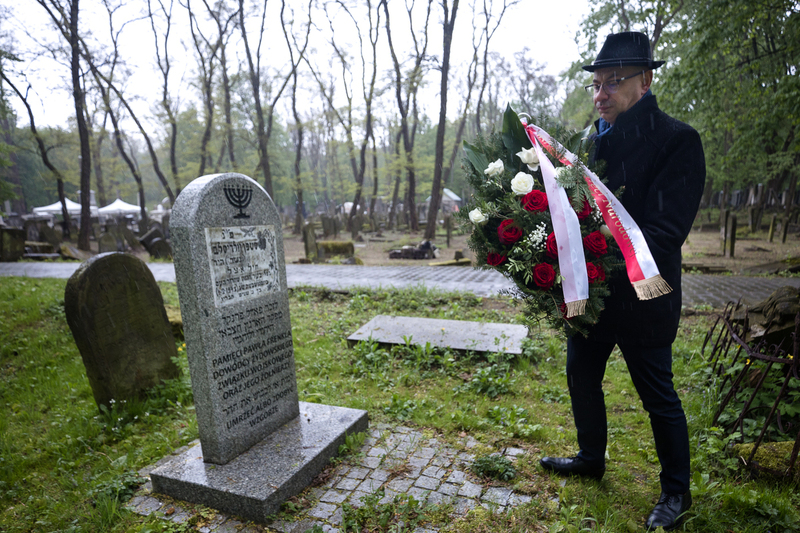 A commemoration of Polish and Jewish victims of World War II, Warsaw 18 April 2024; Photo: Sławek Kasper, IPN