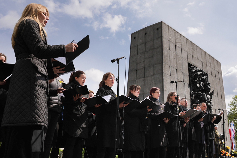 The 81st anniversary of the Warsaw Ghetto Uprising – Warsaw, 19 April 2024; photo: M. Bujak