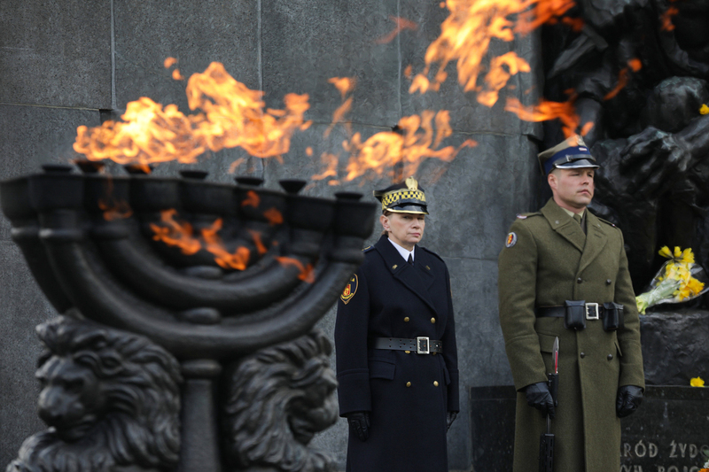 The 81st anniversary of the Warsaw Ghetto Uprising – Warsaw, 19 April 2024; photo: M. Bujak