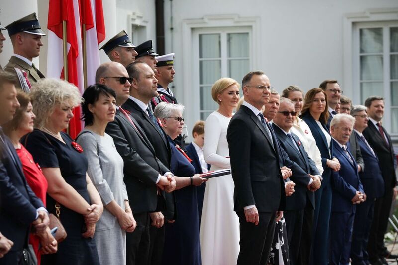 Ceremony on the occasion of the Day of the Flag of the Republic of Poland and the Day of Polish Communities and Poles Living Abroad; photo: M. Bujak (IPN)