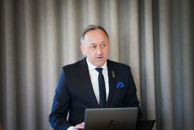 The IPN Deputy President Prof. Karol Polejowski in the D-Day Story Museum in Portsmouth – 4 May 2024; photo: M. Niegowski (IPN)