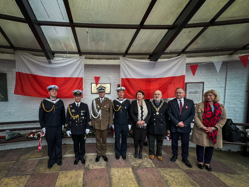 The celebration to commemorate the defense of the Isle of Wight in 1942, Cowes – 5 May 2024; Photo: M. Niegowski (IPN)
