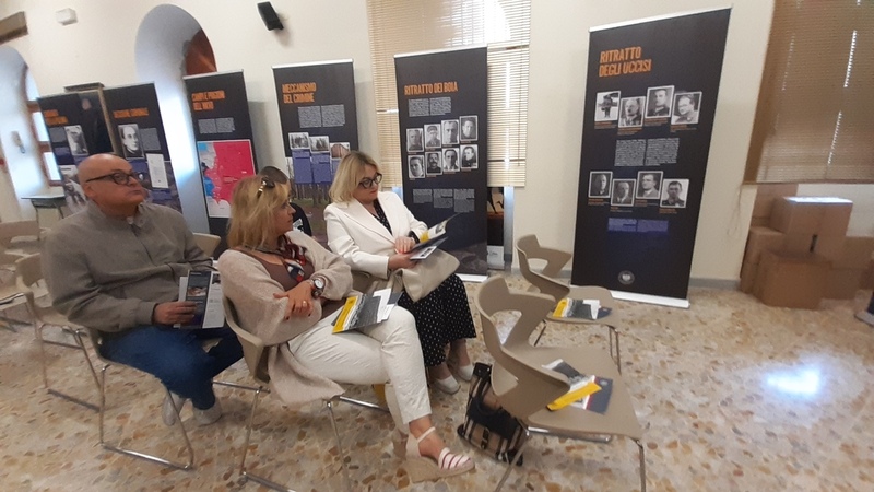 Presentation of the IPN exhibition entitled "The Katyn Massacre of 1940: Extermination of the Polish Elite" – Bari, Italy, 28 April 2024; photo: P. Pastuszak (IPN)