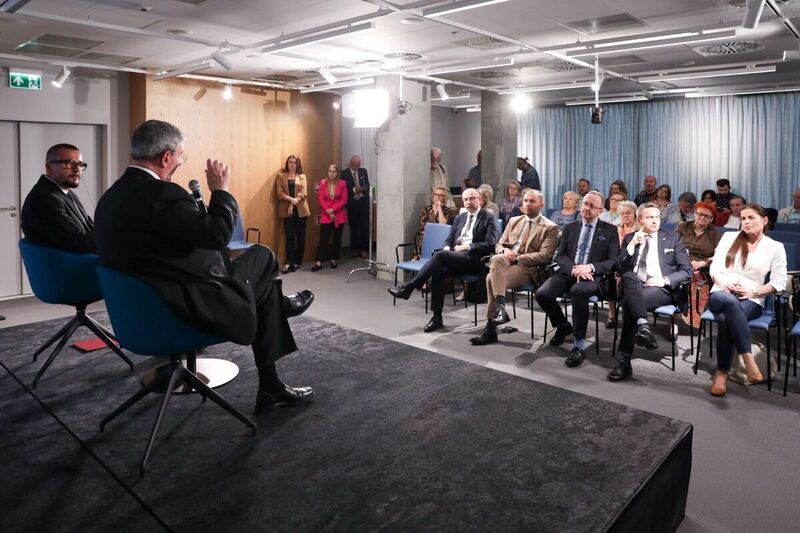 Meeting with George Weigel, Warsaw – 13 May 2024; photo: M. Bujak (IPN) Meeting with George Weigel, Warsaw – 13 May 2024; photo: M. Bujak (IPN)