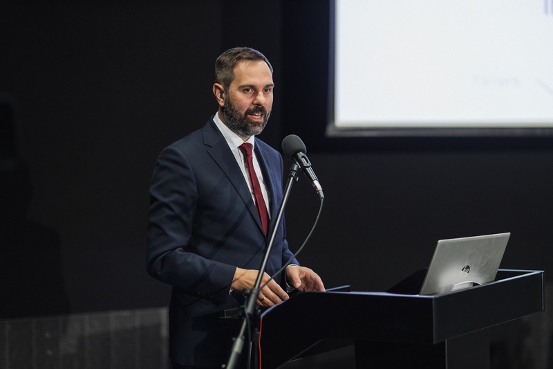 PEMC President Marek Mutor at the Annual Meeting and Conference – 15–16 May, Vilnius, Lithuania; photo: E. Cepuliene (Genocide and Resistance Research Centre of Lithuania)