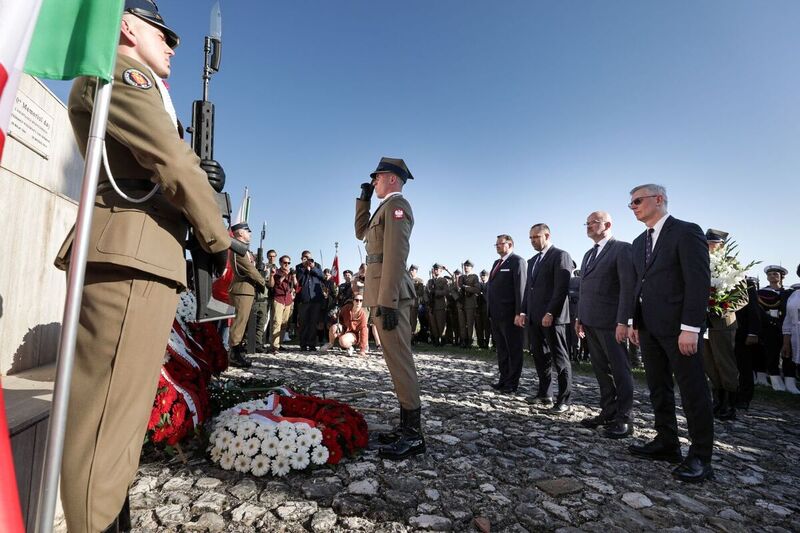 Celebrating the 80th anniversary of the Battle of Monte Cassino, 17-18 May 2024, Italy; Photo: Mikołaj Bujak, IPN