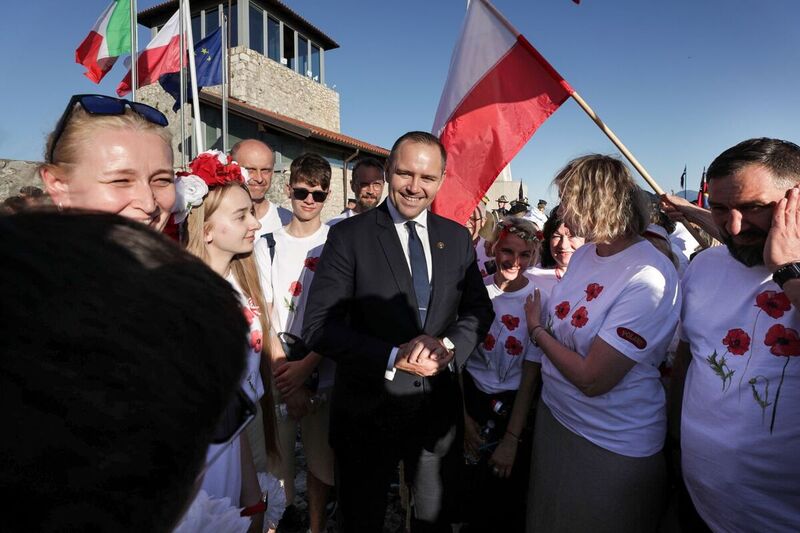 Celebrating the 80th anniversary of the Battle of Monte Cassino, 17-18 May 2024, Italy; Photo: Mikołaj Bujak, IPN