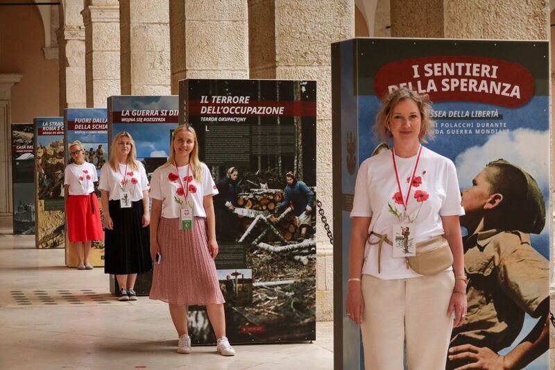 Celebrating the 80th anniversary of the Battle of Monte Cassino, 17-18 May 2024, Italy, Photo: M.Bujak, IPN
