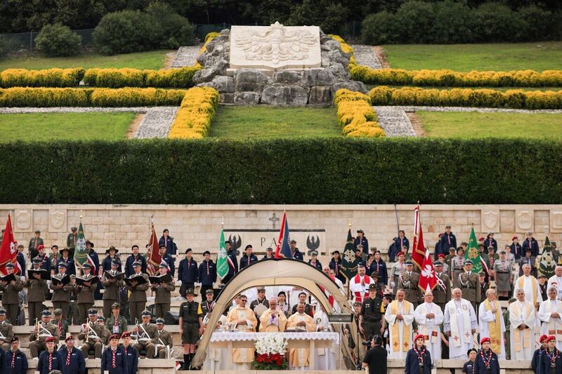 The official celebrations commemorating the 80th anniversary of the Battle of Monte Cassino, Mikołaj Bujak, IPN