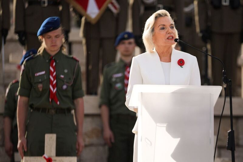 The official celebrations commemorating the 80th anniversary of the Battle of Monte Cassino, Mikołaj Bujak, IPN