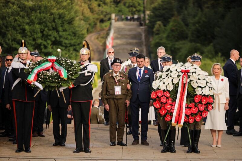 The official celebrations commemorating the 80th anniversary of the Battle of Monte Cassino, Mikołaj Bujak, IPN