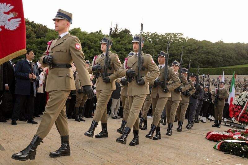 The official celebrations commemorating the 80th anniversary of the Battle of Monte Cassino, Mikołaj Bujak, IPN
