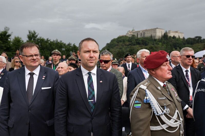 The official celebrations commemorating the 80th anniversary of the Battle of Monte Cassino, Mikołaj Bujak, IPN