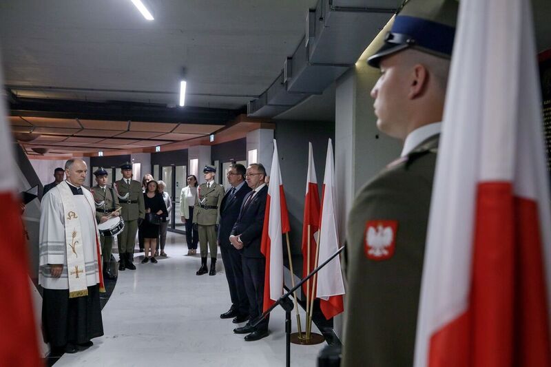 The unveiling of a plaque commemorating the soldiers of the 2nd Corps of the Polish Armed Forces in the West - Warsaw, 18 May 2024. Photo: Sławek Kasper, IPN