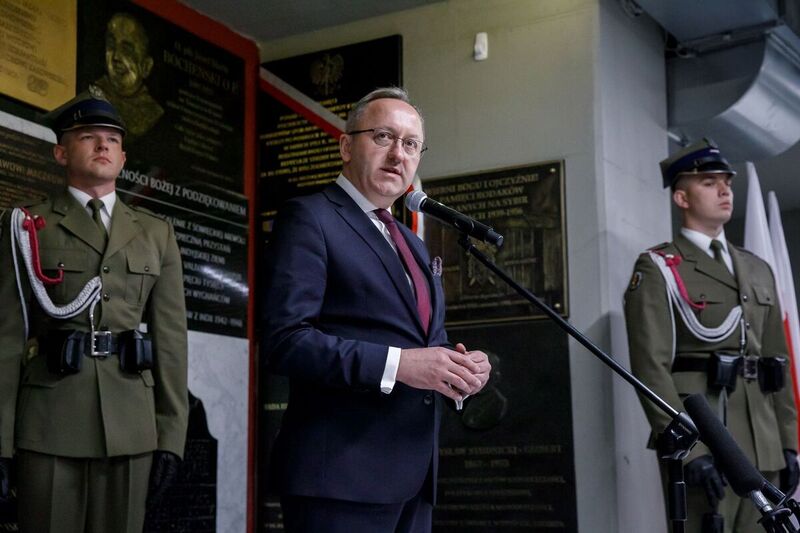 The unveiling of a plaque commemorating the soldiers of the 2nd Corps of the Polish Armed Forces in the West - Warsaw, 18 May 2024. Photo: Sławek Kasper, IPN