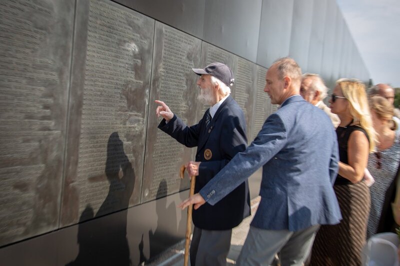 Opening of the memorial to the victims of Communism, Tallinn, Estonia