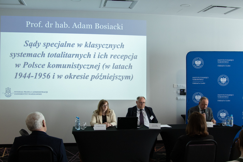 The conference on the role of the judiciary in the communization of Poland in the years 1944–1956 – Łódź, 28–29 May 2024; photo: Kornelia Zaborska (IPN)