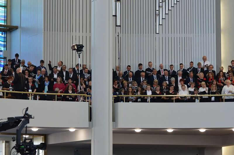 Ceremony of the beatification of Fr. Rapacz in the Sanctuary of the Divine Mercy in Cracow – 15 June 2024; photo: J. Ślęzak (IPN)