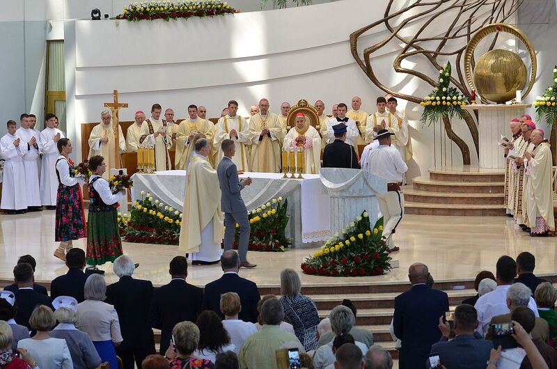 Ceremony of the beatification of Fr. Rapacz in the Sanctuary of the Divine Mercy in Cracow – 15 June 2024; photo: J. Ślęzak (IPN)