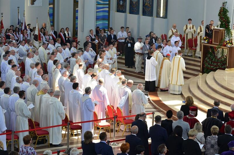 Ceremony of the beatification of Fr. Rapacz in the Sanctuary of the Divine Mercy in Cracow – 15 June 2024; photo: J. Ślęzak (IPN)