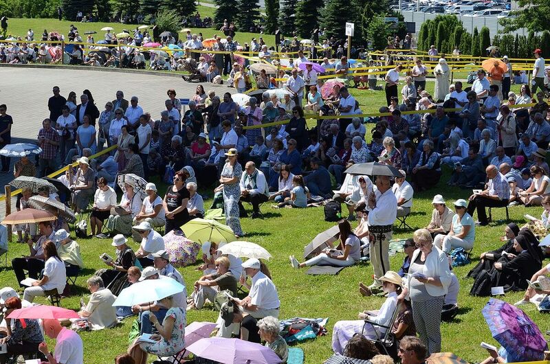 Ceremony of the beatification of Fr. Rapacz in the Sanctuary of the Divine Mercy in Cracow – 15 June 2024; photo: J. Ślęzak (IPN)