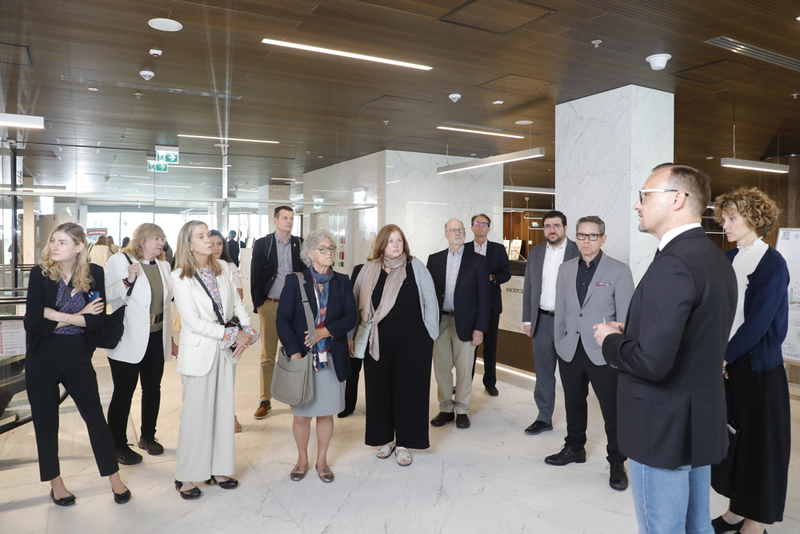 IPN’s Central History Point hosted representatives of Jewish communities from the United States, Warsaw 24 June 2024; photo: P. Życieński (IPN)