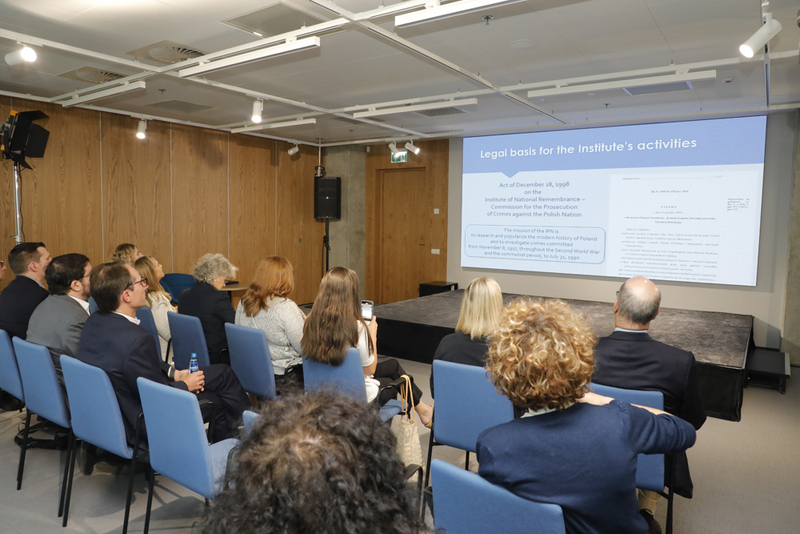 IPN’s Central History Point hosted representatives of Jewish communities from the United States, Warsaw 24 June 2024; photo: P. Życieński (IPN)