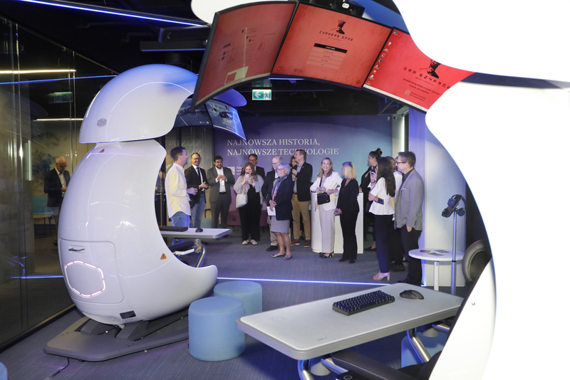 IPN’s Central History Point hosted representatives of Jewish communities from the United States, Warsaw 24 June 2024; photo: P. Życieński (IPN)