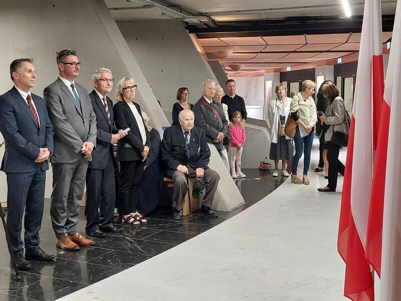 The ceremony of unveiling a plaque commemorating the Polish Government in Exile in London - Warsaw, 3 July 2024. Photo: Natalia Kołomenska (IPN)