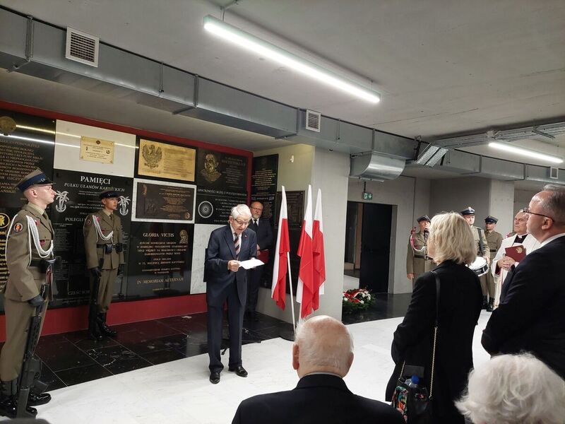 The ceremony of unveiling a plaque commemorating the Polish Government in Exile in London - Warsaw, 3 July 2024. Photo: Natalia Kołomenska (IPN)