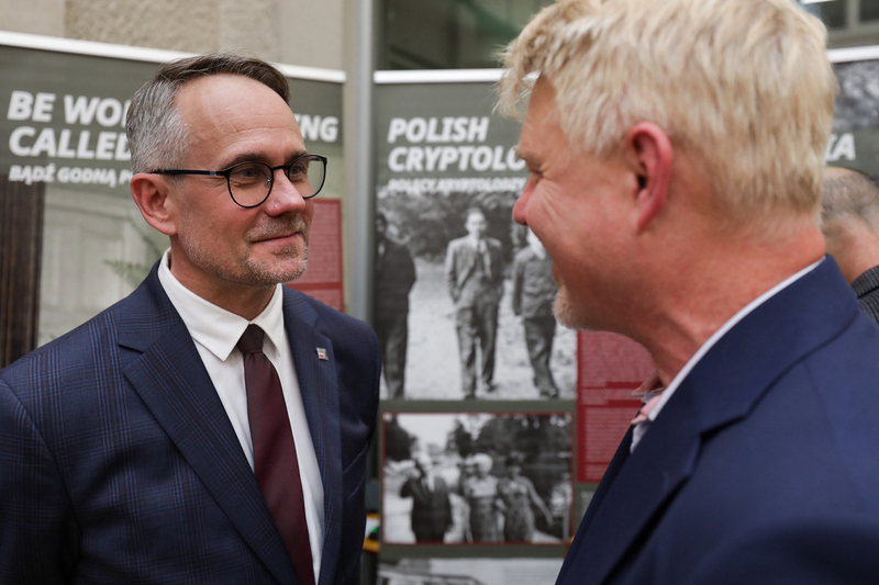 Reipublicae Memoriae Meritum medals awarded to representatives of the POSK Polish Social and Cultural Association in London, 9 July 2024; Photo:Mikołaj Bujak, IPN