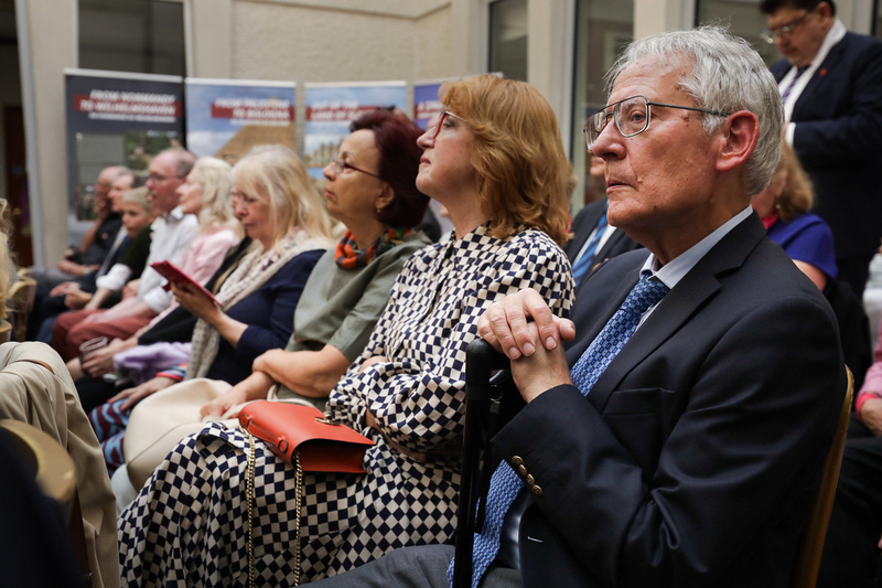 Reipublicae Memoriae Meritum medals awarded to representatives of the POSK Polish Social and Cultural Association in London, 9 July 2024; Photo:Mikołaj Bujak, IPN