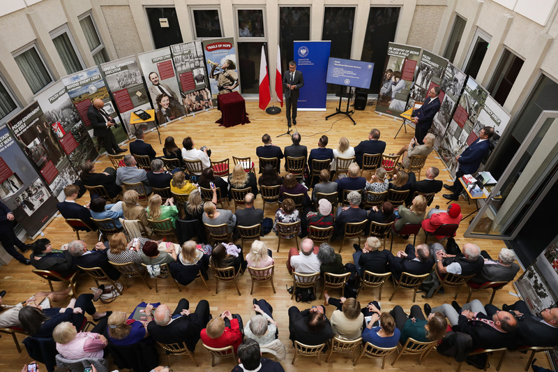 Reipublicae Memoriae Meritum medals awarded to representatives of the POSK Polish Social and Cultural Association in London, 9 July 2024; Photo:Mikołaj Bujak, IPN