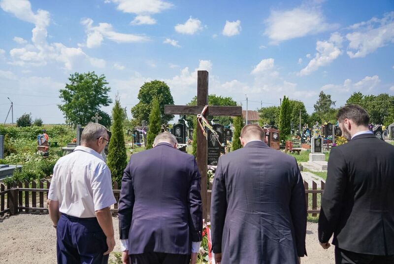 Visit of the IPN representatives to Ukraine on the anniversary of the Volhynian Massacre – 13–14 July 2024; photo: M. Niegowski (IPN)