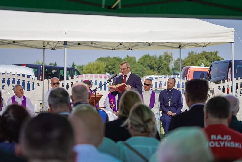 Visit of the IPN representatives to Ukraine on the anniversary of the Volhynian Massacre – 13–14 July 2024; photo: M. Niegowski (IPN) Visit of the IPN representatives to Ukraine on the anniversary of the Volhynian Massacre – 13–14 July 2024; photo: M. Niegowski (IPN)