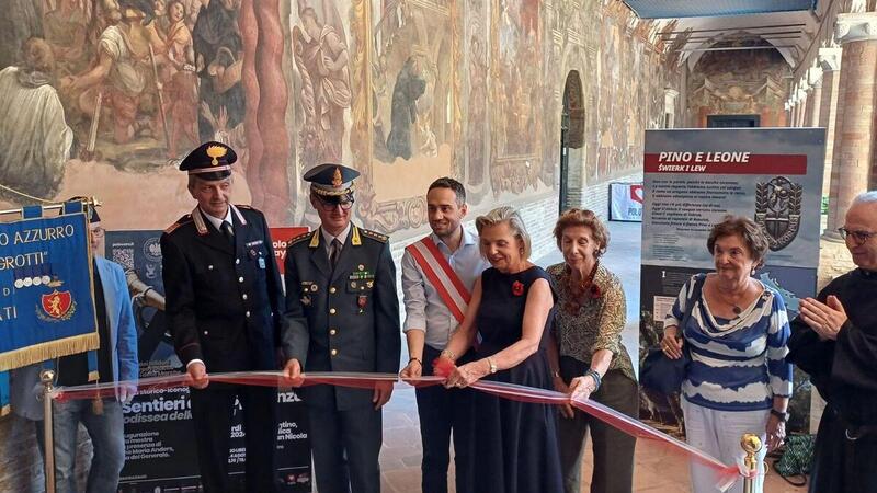 Opening of the IPN "Trails of Hope. The Odyssey of Freedom" exhibition in Tolentino, Italy, 19 July 2024