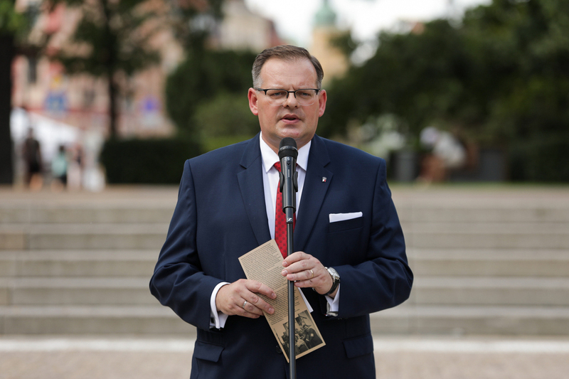 The “Heroines Among Heroes” outdoor exhibition on the 80th anniversary of the outbreak of the Warsaw Uprising; Photo: Mikołaj Bujak, IPN
