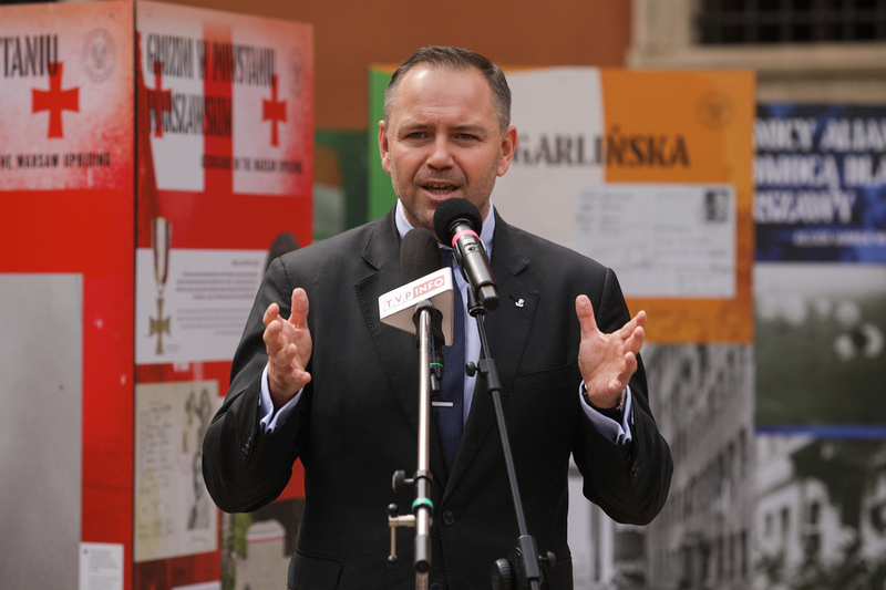 Opening of the exhibition "Foreigners in the Warsaw Uprising" – Warsaw, August 2, 2024. Photo: Mikolaj Bujak (IPN)