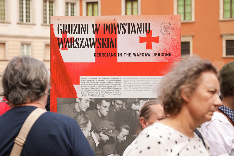 Opening of the exhibition "Foreigners in the Warsaw Uprising" – Warsaw, August 2, 2024. Photo: Mikolaj Bujak (IPN)