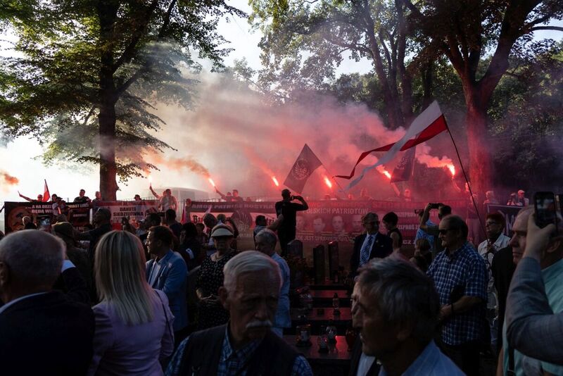 The 78th anniversary of the death of Danuta Siedzikówna "Inka" and Feliks Selmanowicz "Zagończyk", Gdańsk 28 August 2024, Photo: Roman Jocher