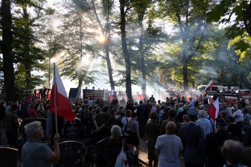 The 78th anniversary of the death of Danuta Siedzikówna "Inka" and Feliks Selmanowicz "Zagończyk", Gdańsk 28 August 2024, Photo: Roman Jocher