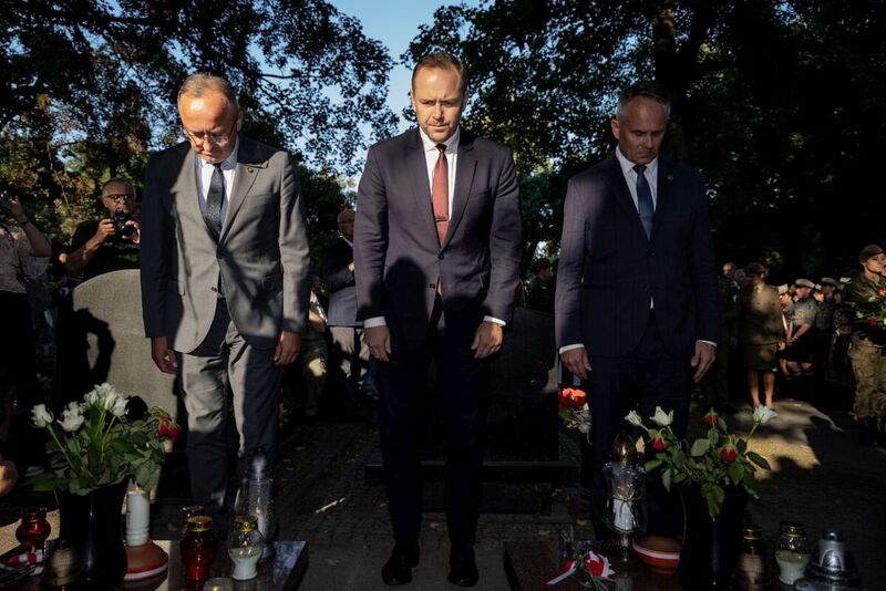 The 78th anniversary of the death of Danuta Siedzikówna "Inka" and Feliks Selmanowicz "Zagończyk", Gdańsk 28 August 2024, Photo: Roman Jocher
