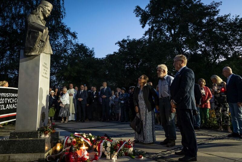 The 78th anniversary of the death of Danuta Siedzikówna "Inka" and Feliks Selmanowicz "Zagończyk", Gdańsk 28 August 2024, Photo: Roman Jocher