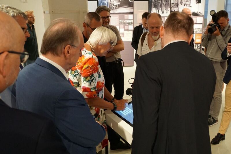 The opening of a travelling exhibition on the Reichskriegsgericht, Reich Court-Martial in World War II, Halle Germany 29 August 2024, fot.Sebastian Kaniewski, IPN